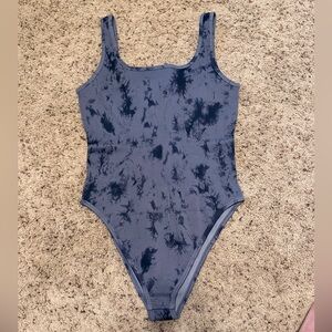 NWOT OQQ  Bodysuits Ribbed Sleeveless Bodysuit Size Large